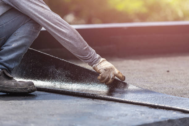 Professional Waterproofing technician working in New Vienna, OH